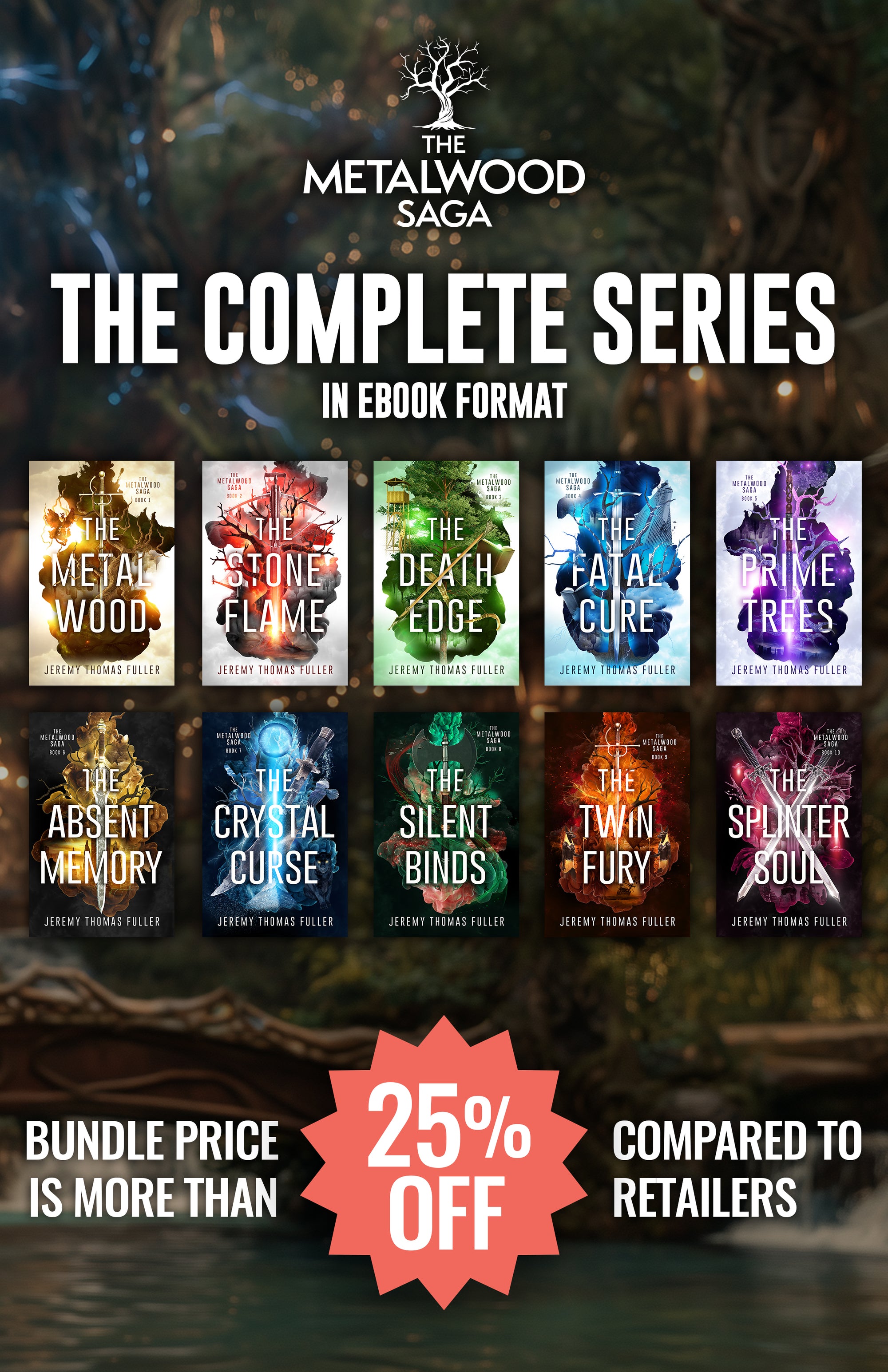 The Metalwood Saga (10 book adult science fantasy bundle)