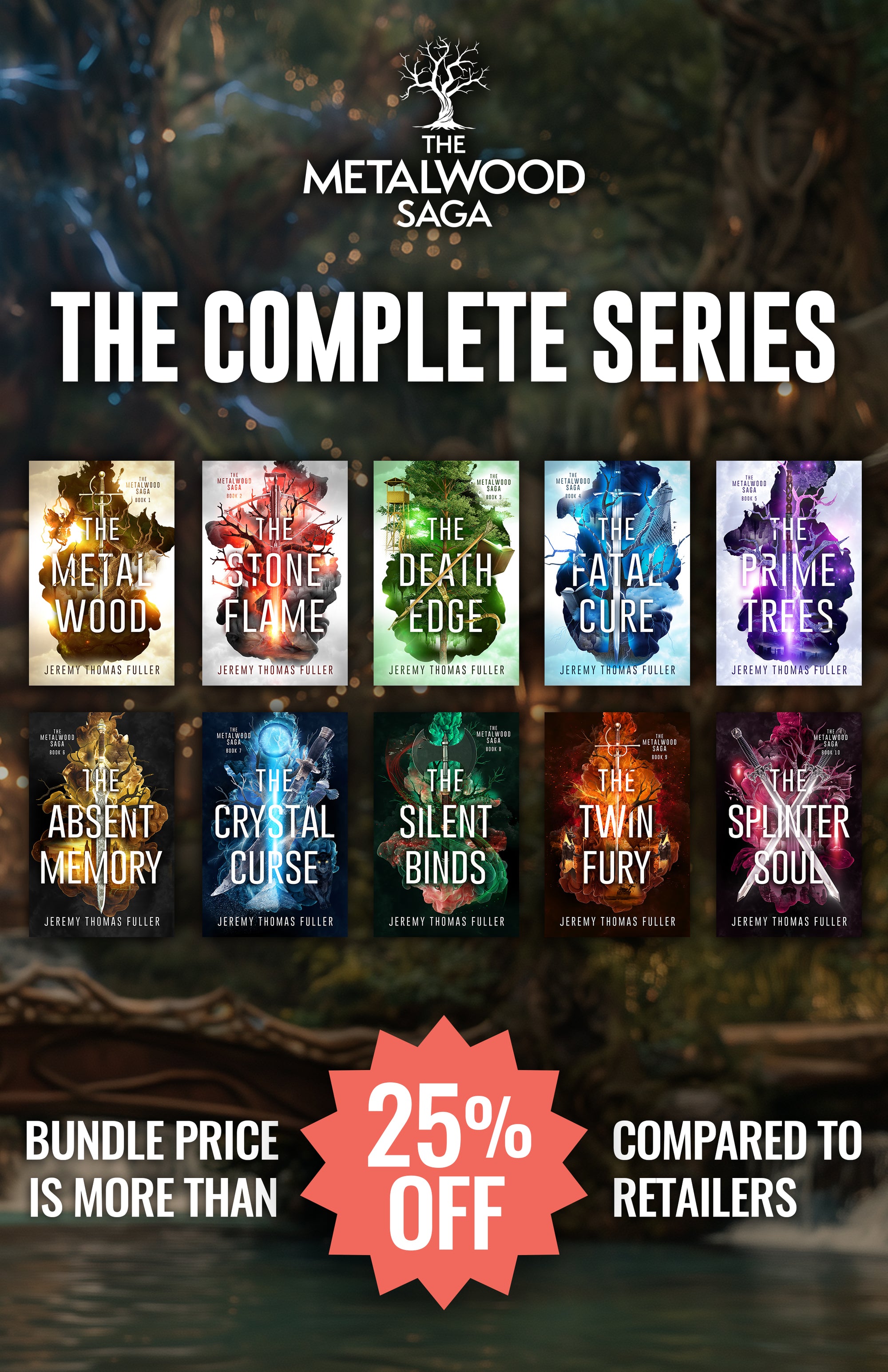 The Metalwood Saga (10 book adult science fantasy bundle)