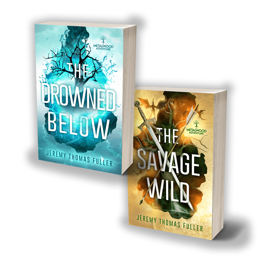 The Drowned Below and The Savage Wild paperback editions